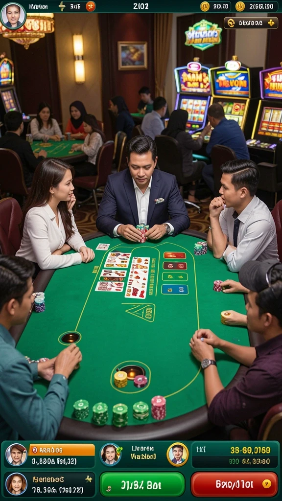 Fitur multiplayer yang memungkinkan interaksi dengan pemain lain.