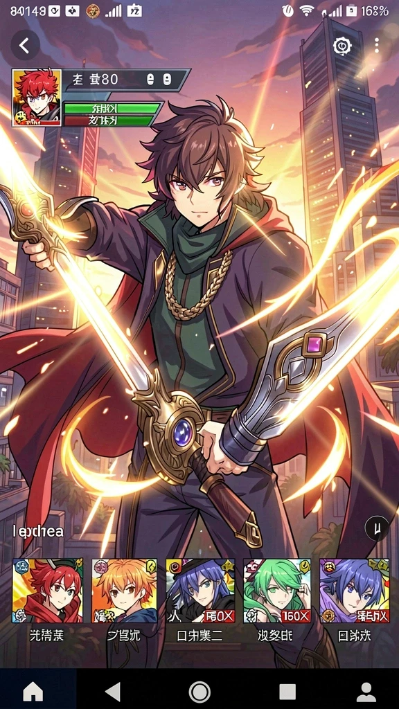 Tampilan mode permainan yang penuh aksi dan menegangkan.