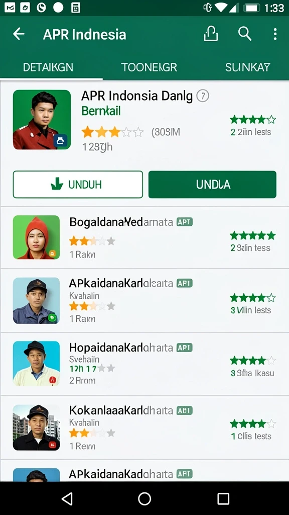 Tampilan antarmuka yang ramah pengguna dan menarik.