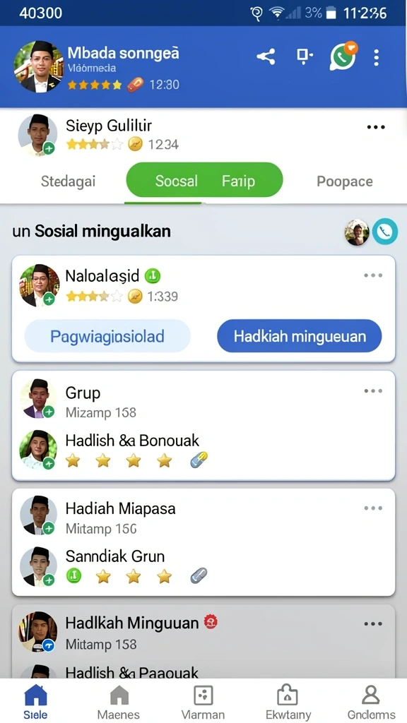 Screenshot menampilkan karakter utama dalam aksi seru.