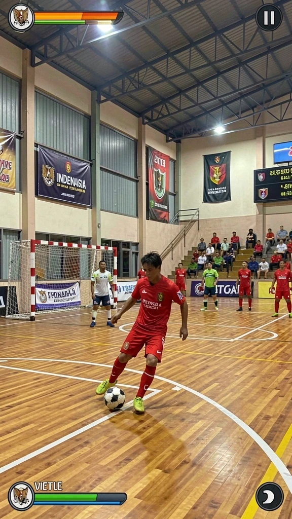 Tangkapan layar menampilkan karakter utama dalam aksi.