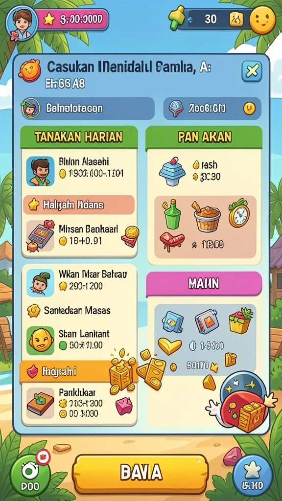 Gameplay yang interaktif dan mendebarkan.
