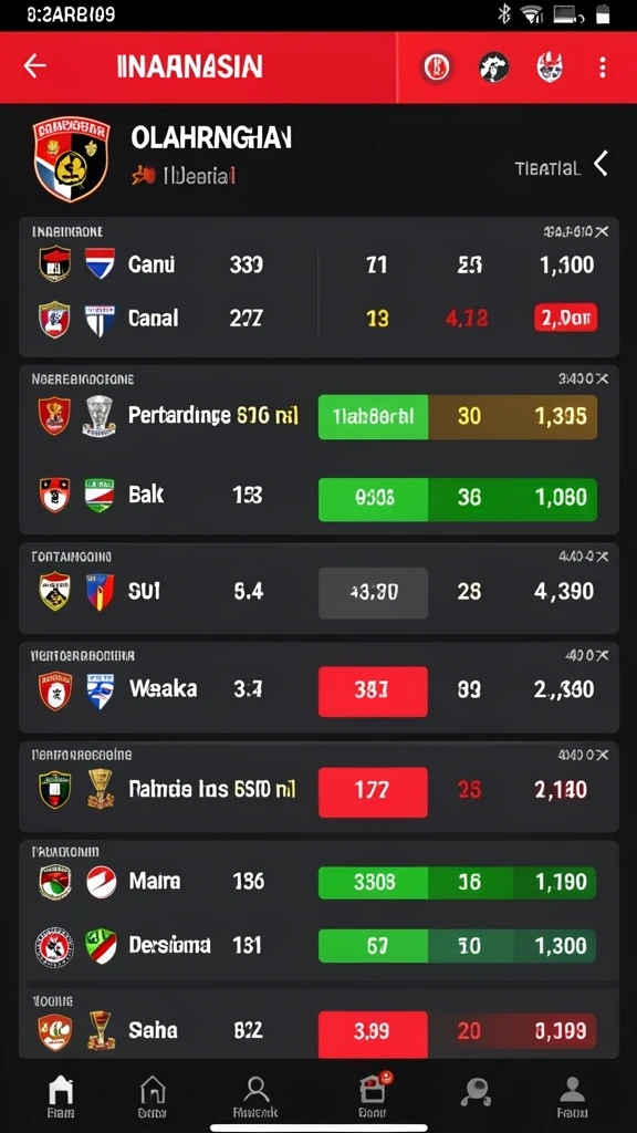 Menu permainan lengkap dan mudah dipilih.