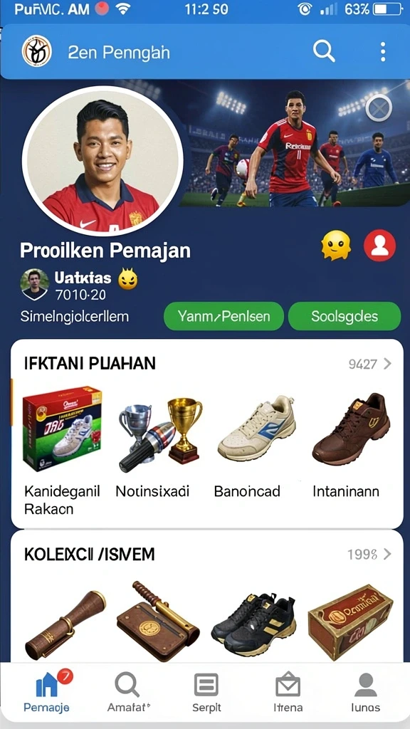 Berbagai pilihan tema permainan slot.