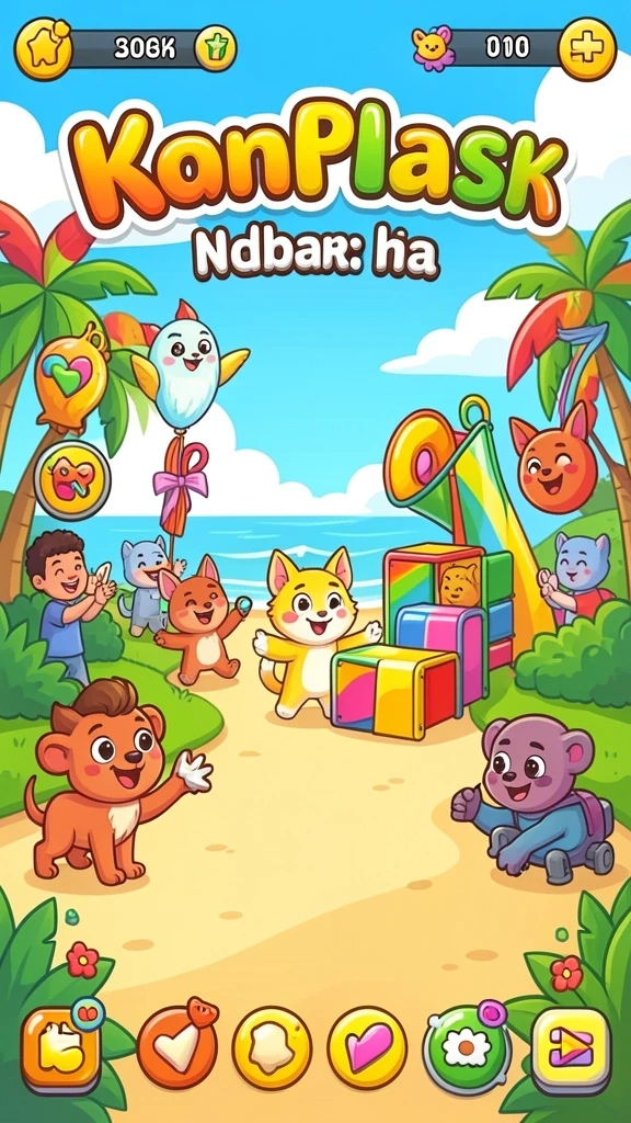 Momen seru saat berkompetisi dengan teman-teman.