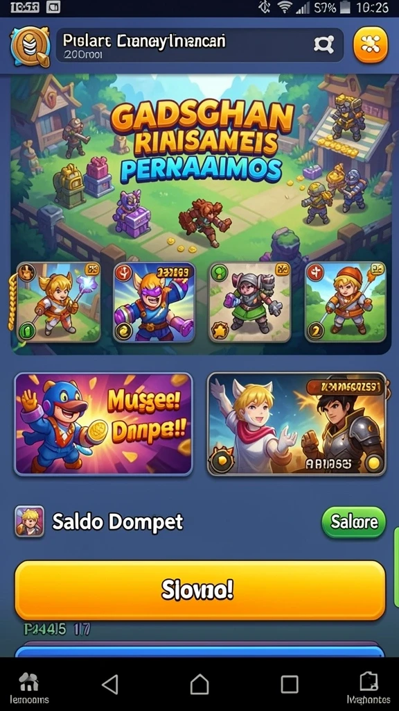 Screenshot 2 menunjukkan mode multiplayer yang seru.