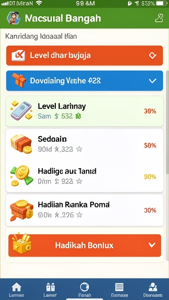 Menampilkan karakter unik dengan desain menarik.