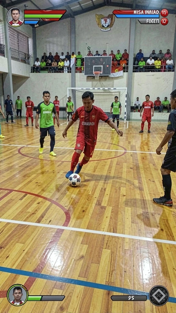Screenshot 2 memperlihatkan karakter utama dalam aksi.