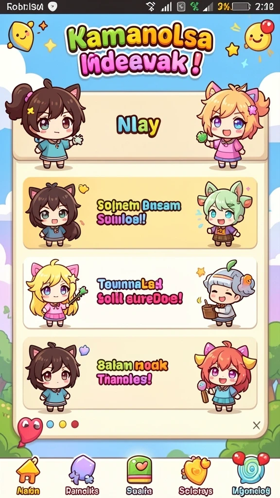 Tangkapan layar 2: Fitur multiplayer yang memudahkan berinteraksi dengan teman.