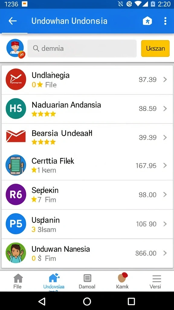 Tampilan level pertama yang menakjubkan.