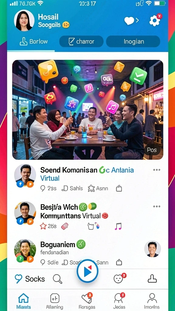 Momen seru saat bermain multiplayer bersama teman.