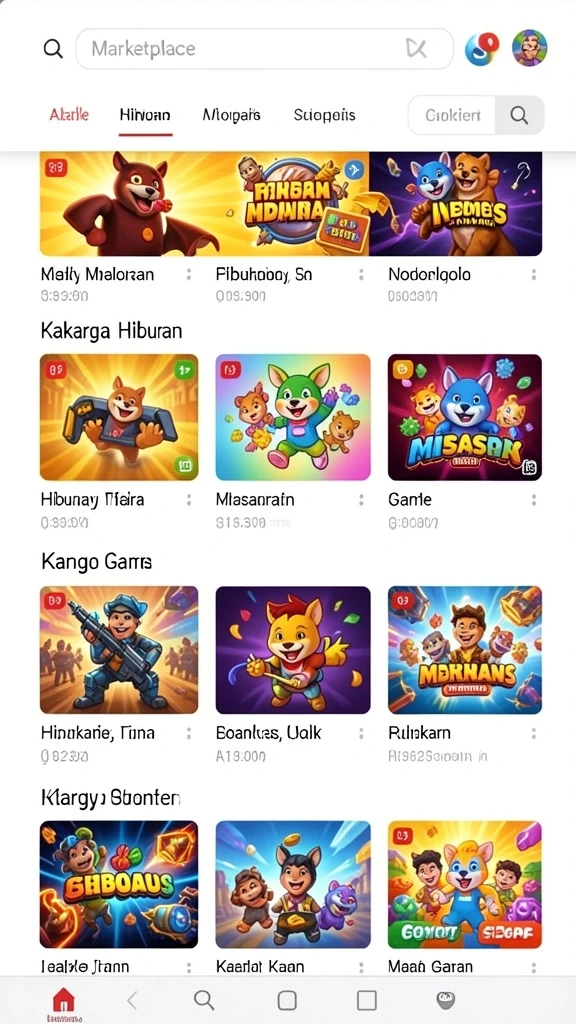 Tangkapan layar pertama MAXSERU menunjukkan aksi seru dalam permainan.