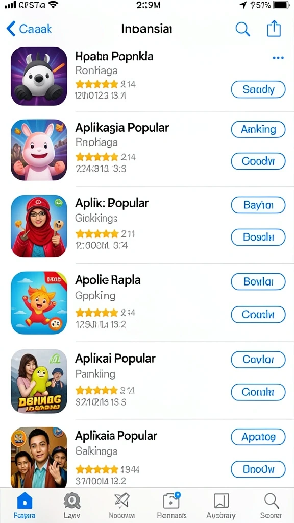 Menampilkan karakter utama yang siap berpetualang.