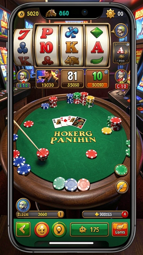 Tampilan awal game yang menarik dan penuh warna.