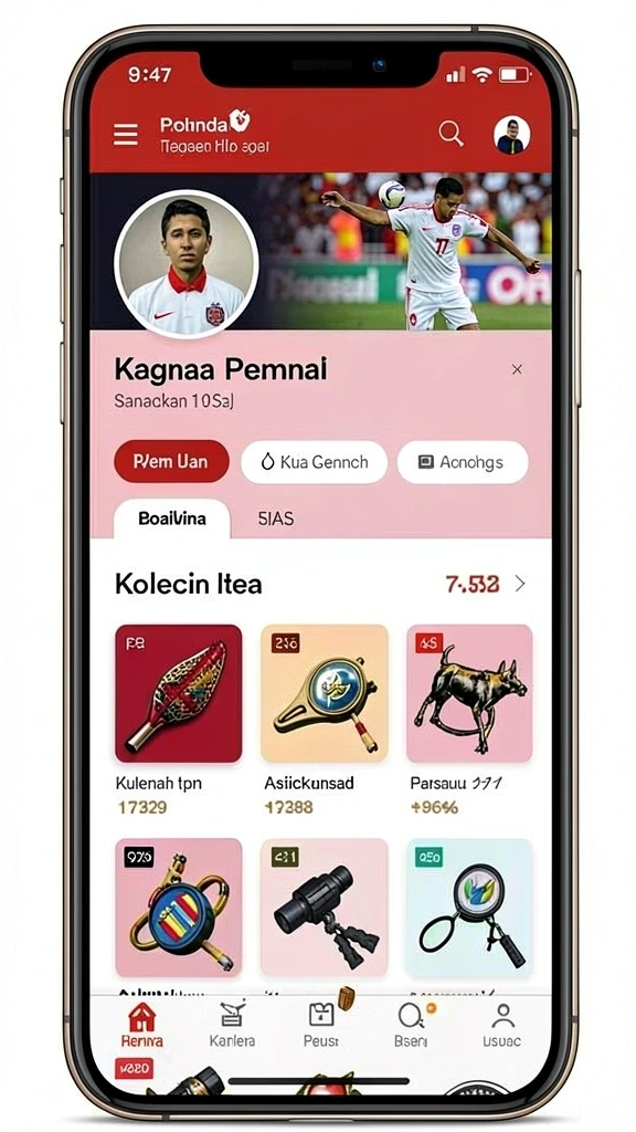 Karakter-karakter unik yang dapat dipilih pemain.