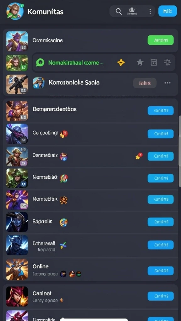 Banyak pilihan permainan seru dalam satu aplikasi.