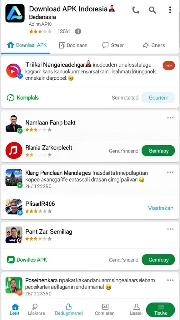 Tampilan awal yang menarik dan ramah pengguna.