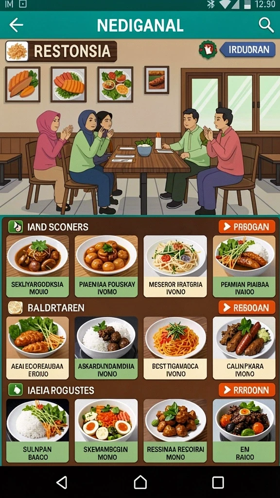 Tampilan utama QT777 dengan grafis menarik.