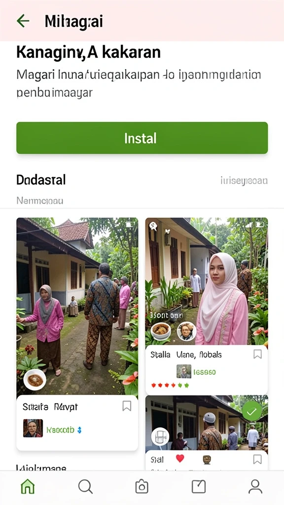 Tampilan karakter yang menakjubkan.