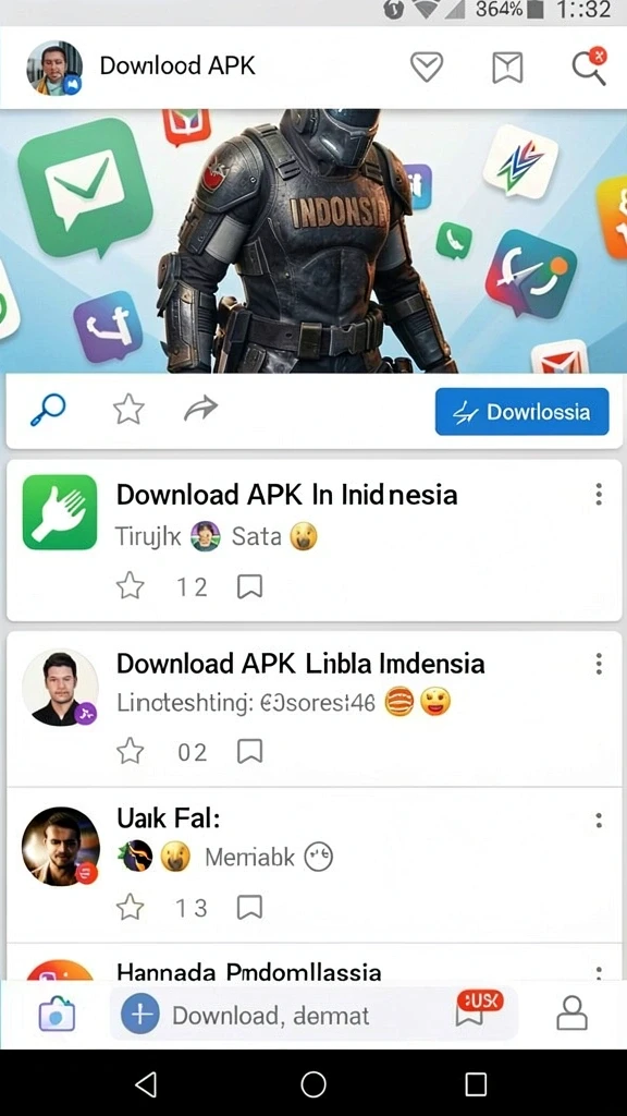 Karakter baru yang kuat siap bertempur dalam pertempuran.