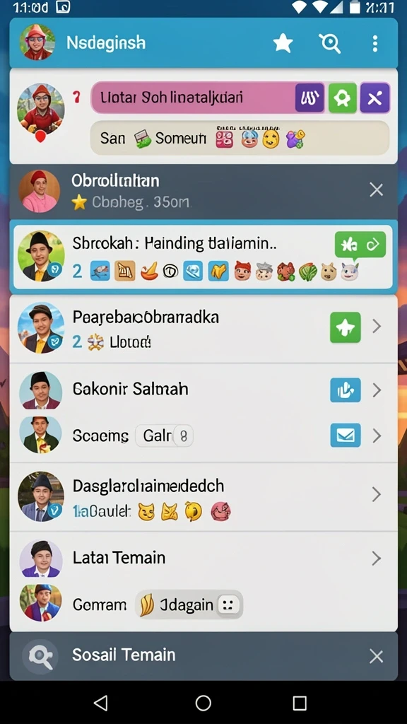 Karakter pahlawan yang beragam dengan kemampuan unik.