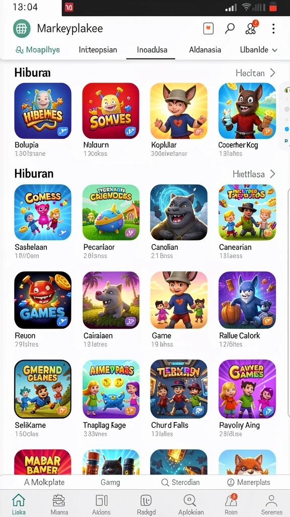Tampilan antarmuka yang modern dan menarik.