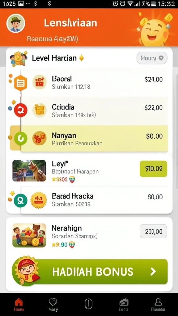 Karakter unik yang siap menemani petualangan.