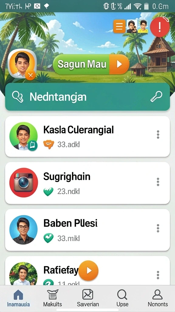Tampilan antarmuka pengguna yang intuitif dan ramah.