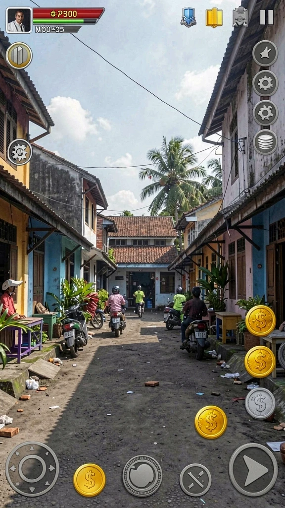 Pengalaman bermain interaktif yang menyenangkan.