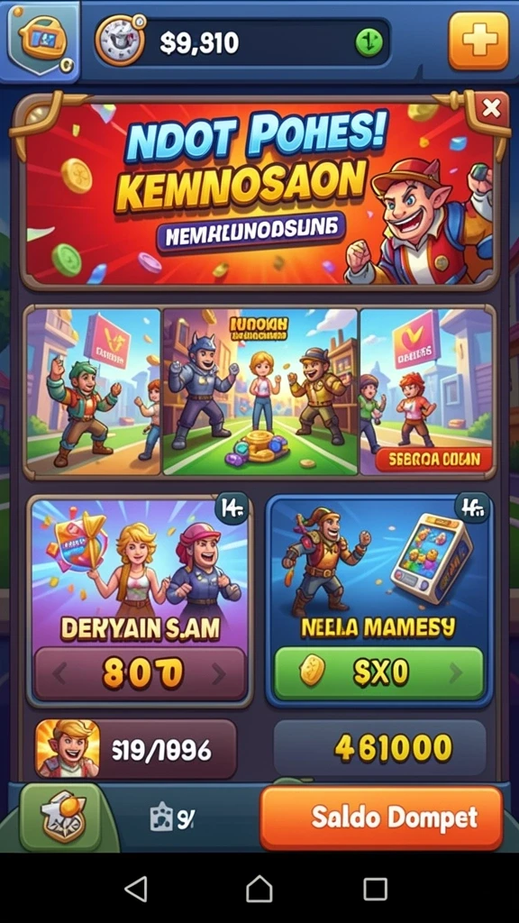 Tampilan grafis yang menawan dan atraktif.