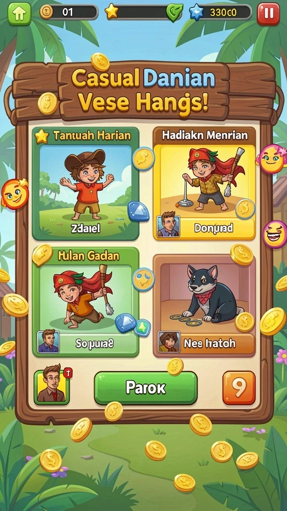 Tampilan awal yang memikat dengan antarmuka pengguna yang intuitif.