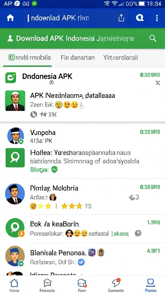 Tampilan antarmuka utama yang menarik.