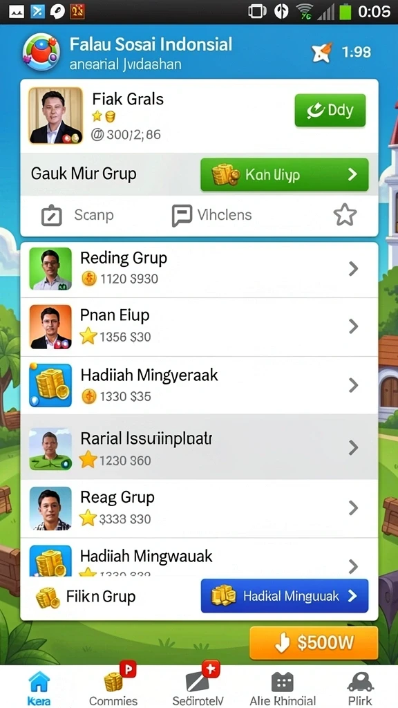 Momen pertarungan yang seru.