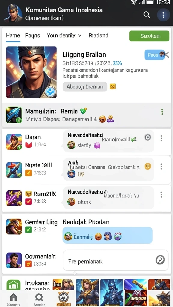 Bergabung dengan komunitas pemain yang aktif dan kompetitif.