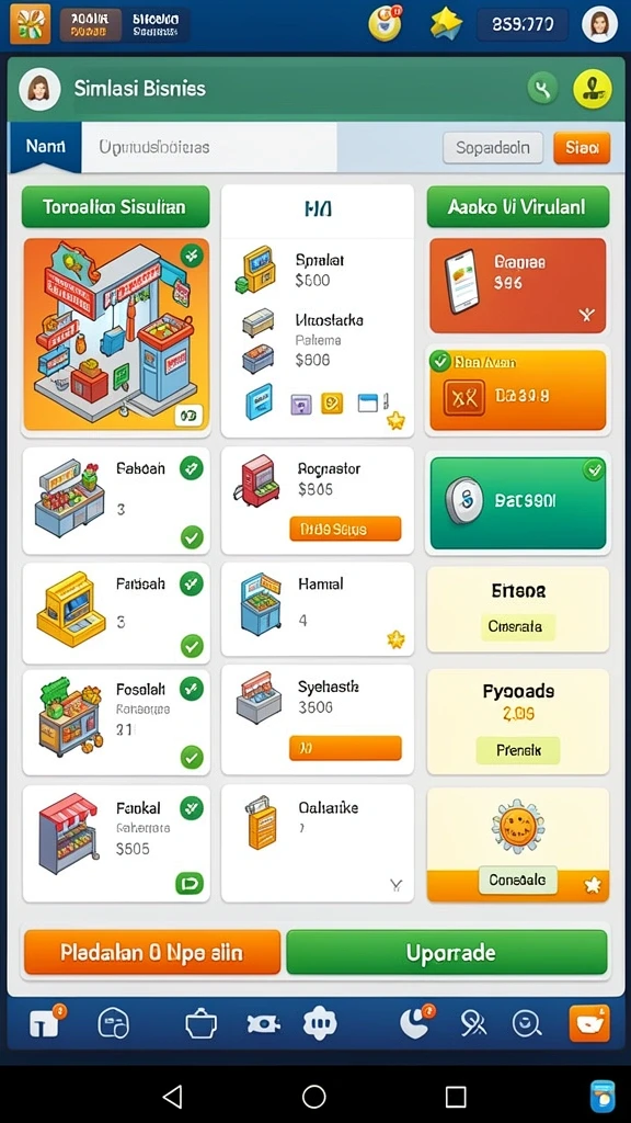 Tampilan antarmuka yang intuitif dan user-friendly.
